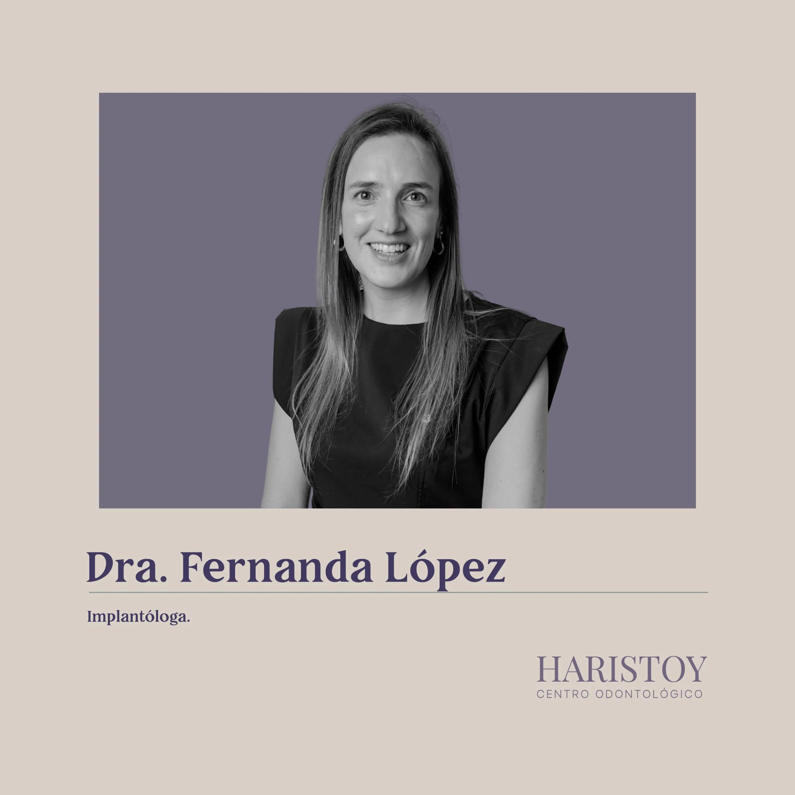 Dra. Fernanda López — Implantóloga en Concepción